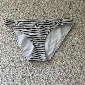 Striped bikini bottom